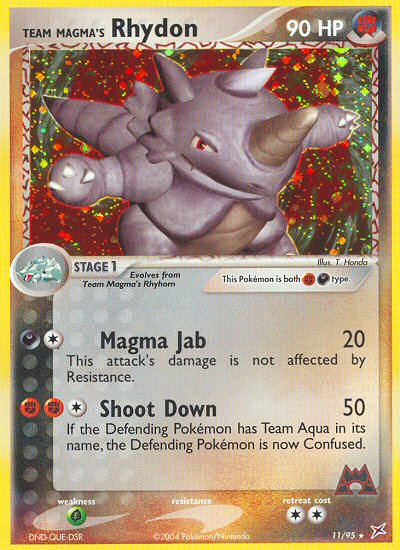 Team Magma's Rhydon (11/95) [EX: Team Magma vs Team Aqua] | Enigma On Main