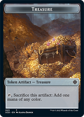 Treasure // Treasure Double-Sided Token [Starter Commander Decks] | Enigma On Main