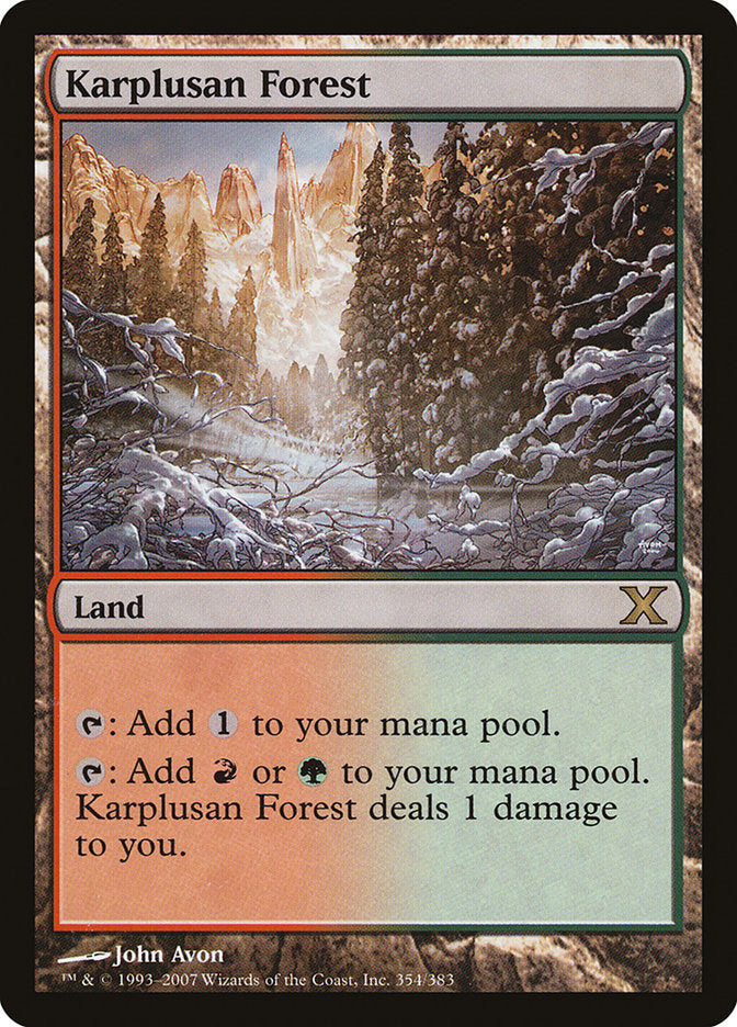 Karplusan Forest [Tenth Edition] | Enigma On Main