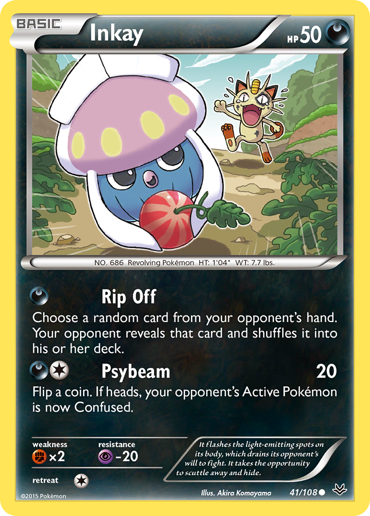 Inkay (41/108) [XY: Roaring Skies] | Enigma On Main