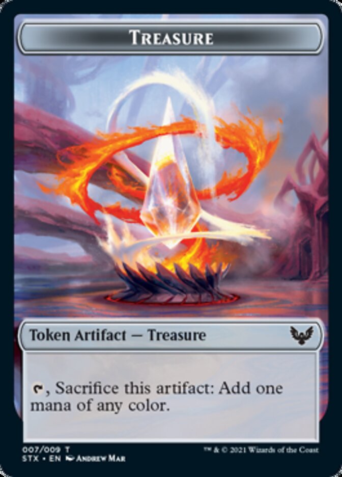 Construct (022) // Treasure Token [Commander 2021 Tokens] | Enigma On Main