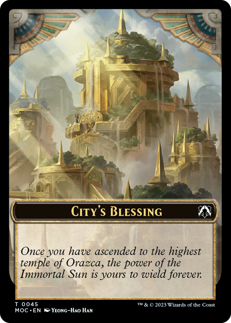 Butterfly // City's Blessing Double-Sided Token [March of the Machine Commander Tokens] | Enigma On Main