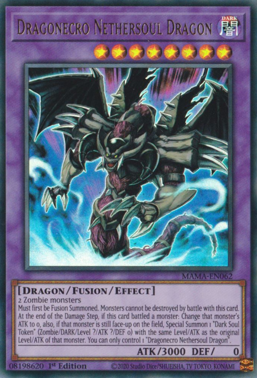 Dragonecro Nethersoul Dragon [MAMA-EN062] Ultra Rare | Enigma On Main