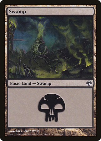 Swamp (240) [Scars of Mirrodin] | Enigma On Main