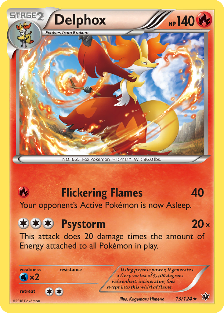 Delphox (13/124) [XY: Fates Collide] | Enigma On Main