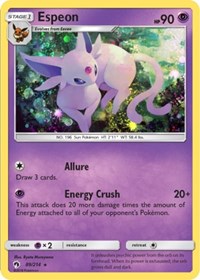 Espeon (89/214) (Cosmos Holo) (Blister Exclusive) [Sun & Moon: Lost Thunder] | Enigma On Main