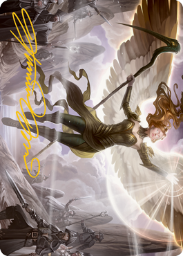 Sigarda's Splendor Art Card (Gold-Stamped Signature) [Innistrad: Midnight Hunt Art Series] | Enigma On Main