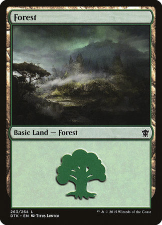 Forest (263) [Dragons of Tarkir] | Enigma On Main