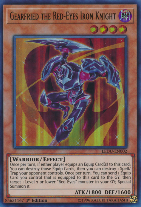 Gearfried the Red-Eyes Iron Knight [LEDU-EN002] Ultra Rare | Enigma On Main