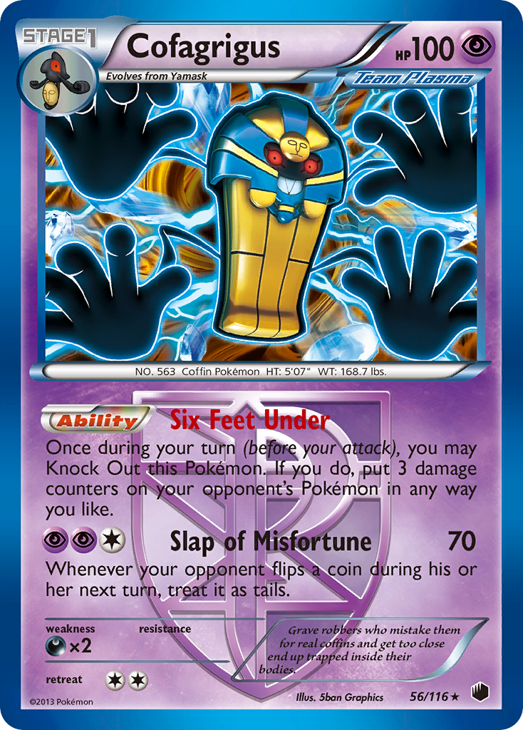 Cofagrigus (56/116) [Black & White: Plasma Freeze] | Enigma On Main