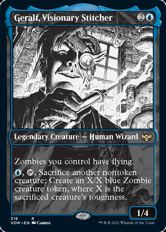 Geralf, Visionary Stitcher (Showcase Eternal Night) [Innistrad: Crimson Vow] | Enigma On Main