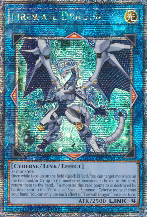 Firewall Dragon [TN23-EN008] Quarter Century Secret Rare | Enigma On Main