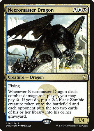 Necromaster Dragon [Dragons of Tarkir Promos] | Enigma On Main