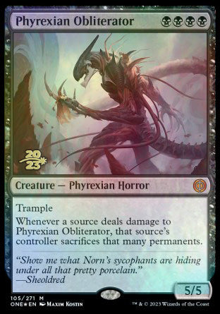 Phyrexian Obliterator [Phyrexia: All Will Be One Prerelease Promos] | Enigma On Main