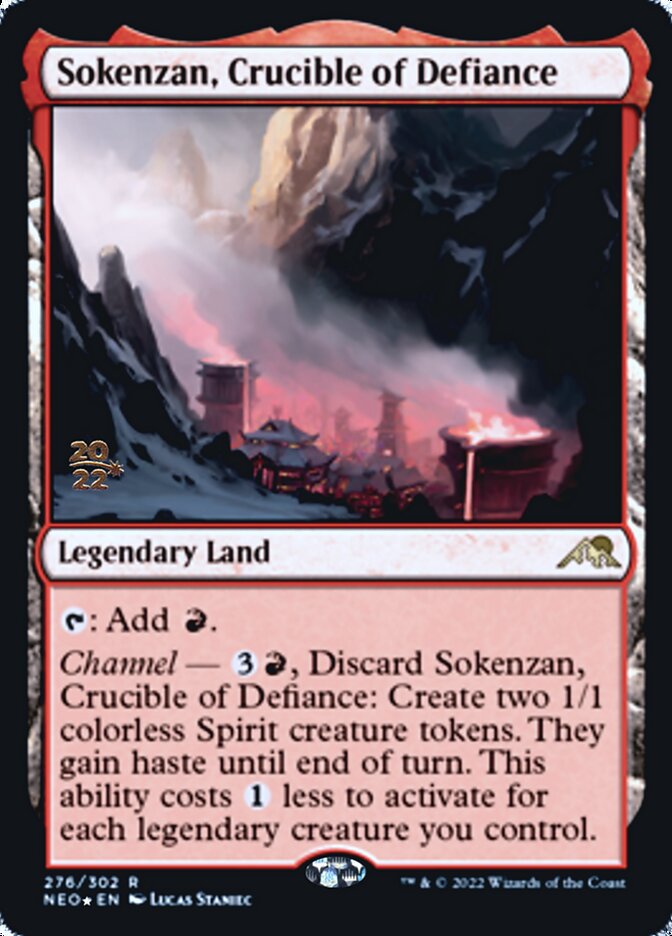 Sokenzan, Crucible of Defiance [Kamigawa: Neon Dynasty Prerelease Promos] | Enigma On Main