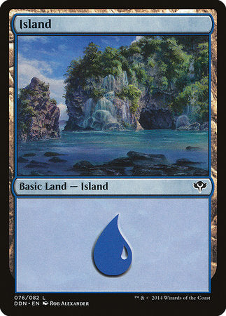 Island (76) [Duel Decks: Speed vs. Cunning] | Enigma On Main