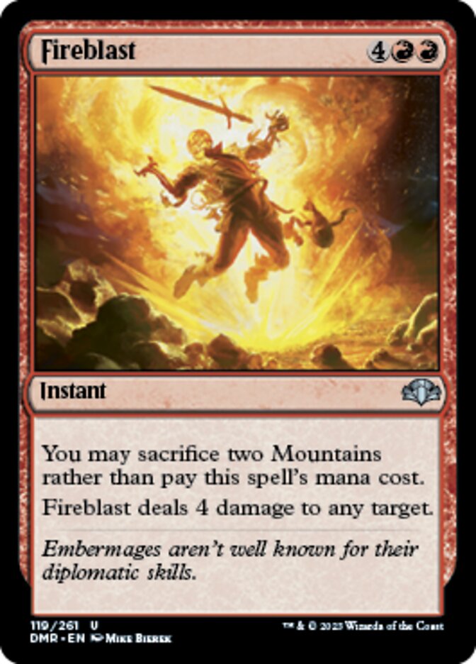 Fireblast [Dominaria Remastered] | Enigma On Main