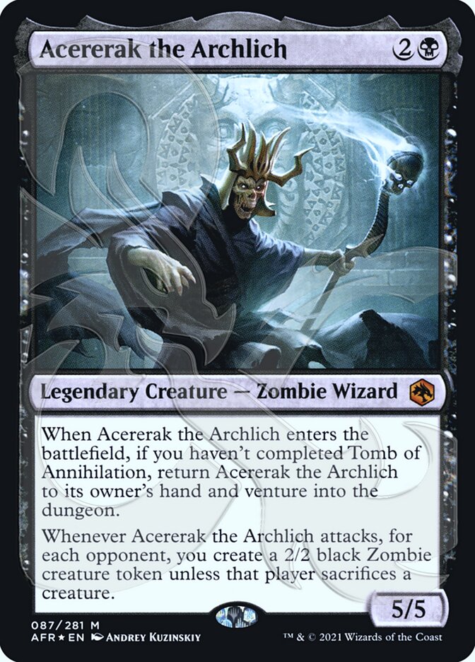 Acererak the Archlich (Ampersand Promo) [Dungeons & Dragons: Adventures in the Forgotten Realms Promos] | Enigma On Main