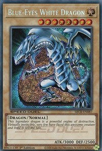 Blue-Eyes White Dragon (Secret) [SBCB-EN087] Secret Rare | Enigma On Main