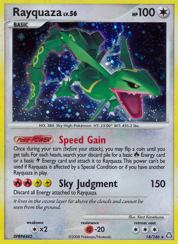 Rayquaza (14/146) [Diamond & Pearl: Legends Awakened] | Enigma On Main