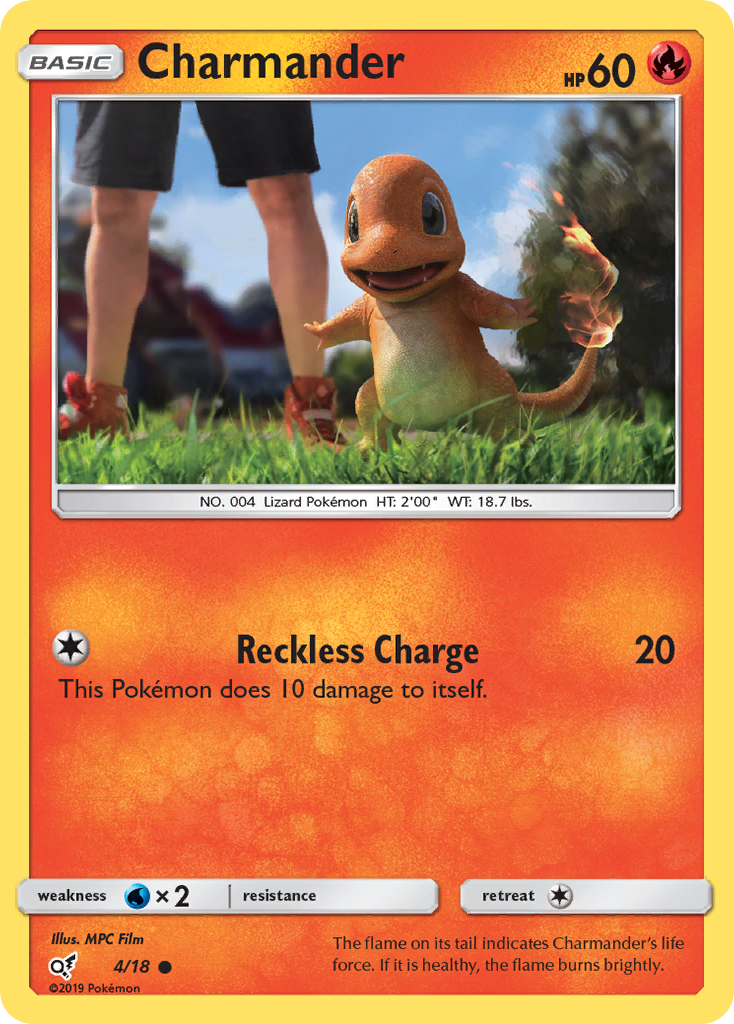 Charmander (4/18) [Sun & Moon: Detective Pikachu] | Enigma On Main