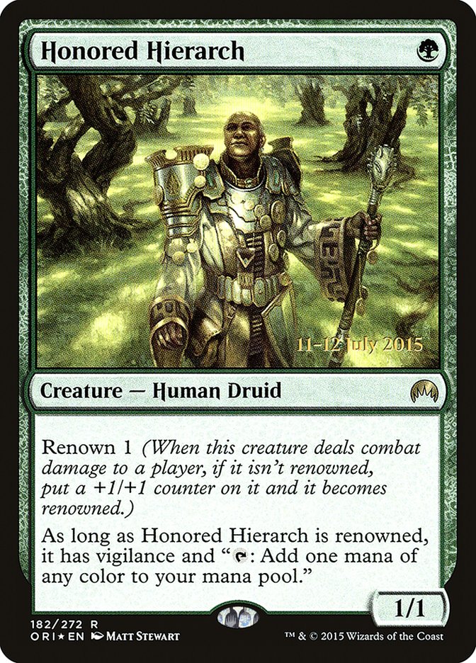 Honored Hierarch [Magic Origins Prerelease Promos] | Enigma On Main