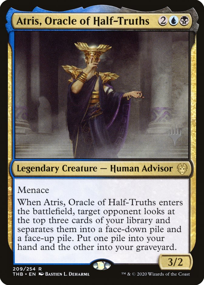 Atris, Oracle of Half-Truths (Promo Pack) [Theros Beyond Death Promos] | Enigma On Main