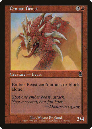 Ember Beast [Odyssey] | Enigma On Main