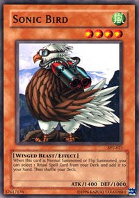 Sonic Bird [Starter Deck: Yugi Evolution] [SYE-021] | Enigma On Main