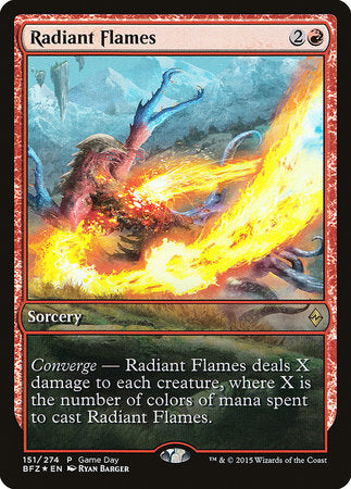 Radiant Flames [Battle for Zendikar Promos] | Enigma On Main