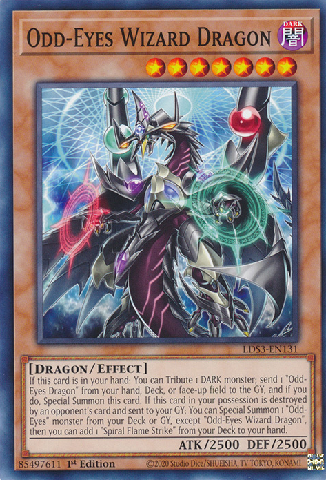 Odd-Eyes Wizard Dragon [LDS3-EN131] Common | Enigma On Main