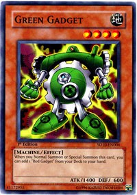 Green Gadget [Structure Deck: Machine Re-Volt] [SD10-EN006] | Enigma On Main