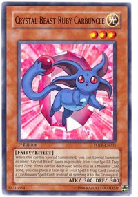 Crystal Beast Ruby Carbuncle [Force of the Breaker] [FOTB-EN001] | Enigma On Main