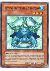 Crystal Beast Emerald Tortoise [Force of the Breaker] [FOTB-EN003] | Enigma On Main