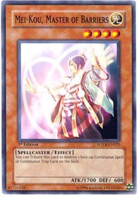 Mei-kou, Master of Barriers [Force of the Breaker] [FOTB-EN025] | Enigma On Main