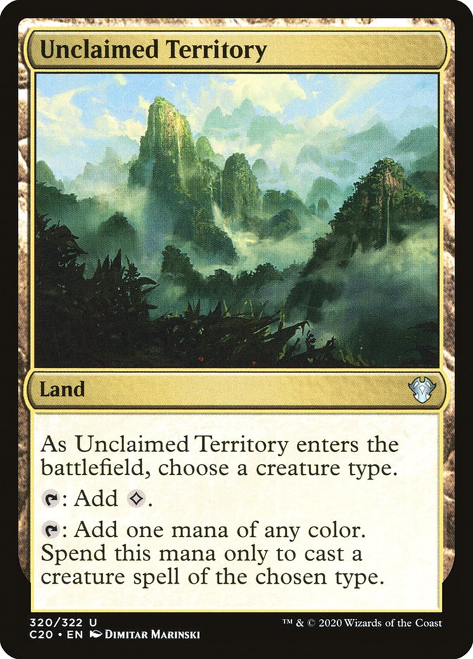 Unclaimed Territory [Commander 2020] | Enigma On Main