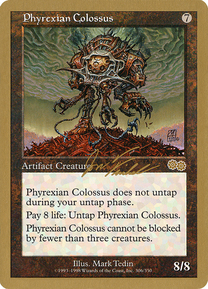 Phyrexian Colossus (Jon Finkel) [World Championship Decks 2000] | Enigma On Main