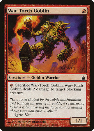 War-Torch Goblin [Ravnica: City of Guilds] | Enigma On Main