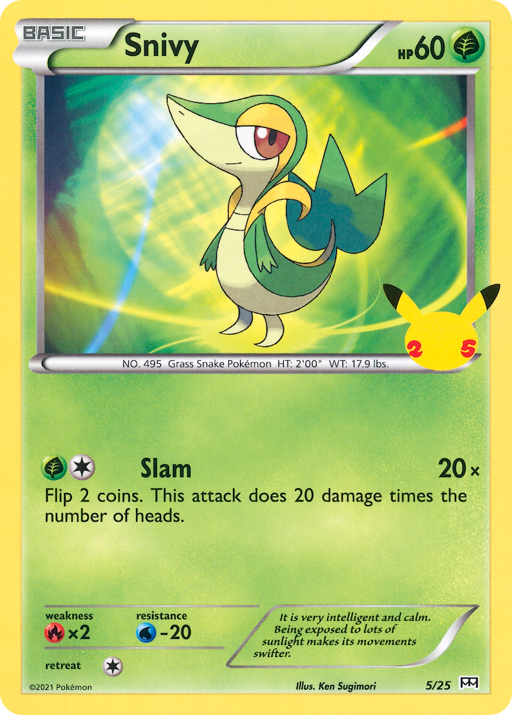 Snivy (5/25) [McDonald's 25th Anniversary] | Enigma On Main