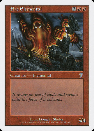 Fire Elemental [Seventh Edition] | Enigma On Main