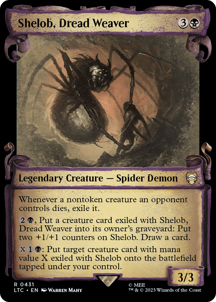 Shelob, Dread Weaver [The Lord of the Rings: Tales of Middle-Earth Commander Showcase Scrolls] | Enigma On Main