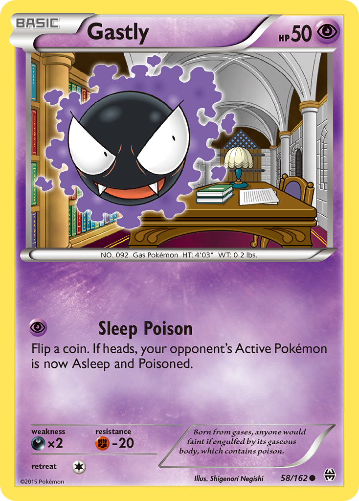 Gastly (58/162) [XY: BREAKthrough] | Enigma On Main