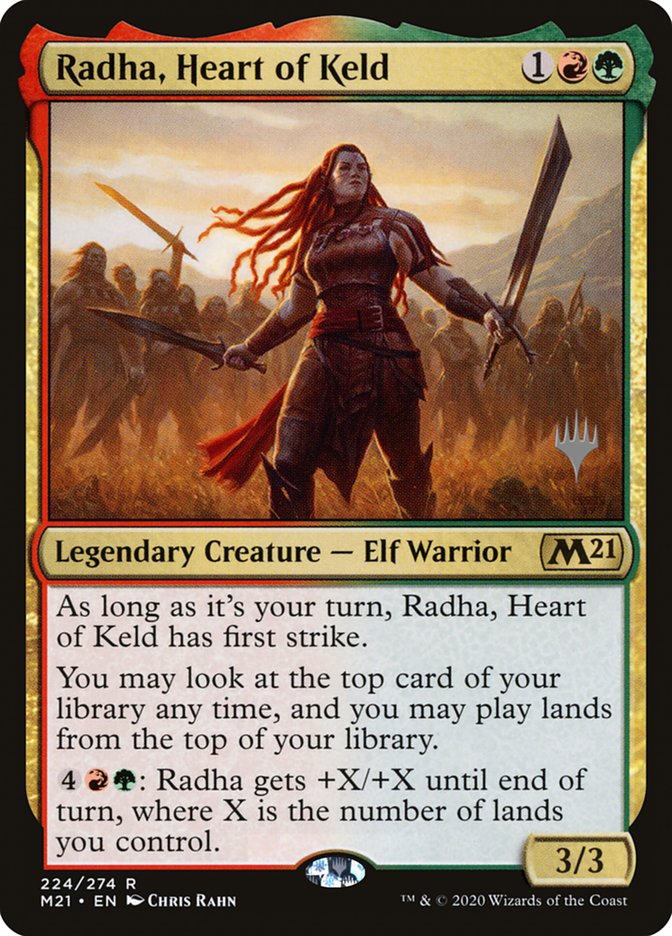 Radha, Heart of Keld (Promo Pack) [Core Set 2021 Promos] | Enigma On Main
