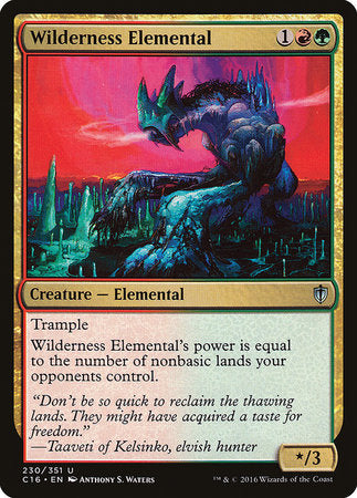 Wilderness Elemental [Commander 2016] | Enigma On Main