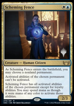 Scheming Fence (Promo Pack) [Streets of New Capenna Promos] | Enigma On Main