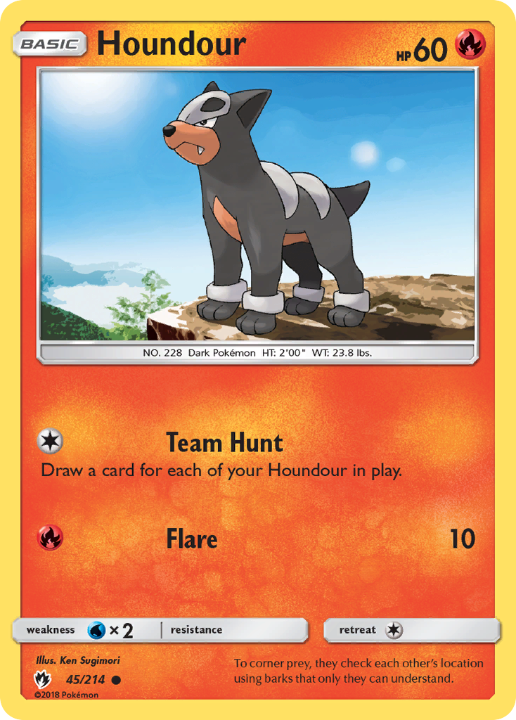 Houndour (45/214) [Sun & Moon: Lost Thunder] | Enigma On Main