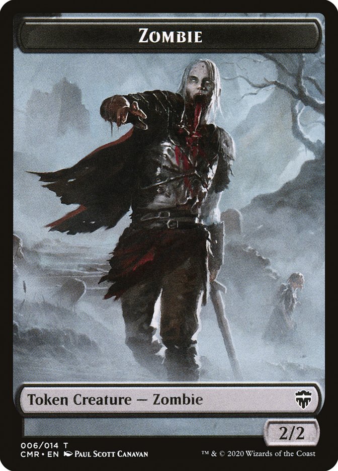 Salamander Warrior // Zombie Token [Commander Legends Tokens] | Enigma On Main