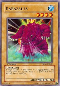 Kabazauls [Structure Deck: Dinosaur's Rage] [SD09-EN002] | Enigma On Main