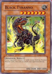 Black Tyranno [Structure Deck: Dinosaur's Rage] [SD09-EN008] | Enigma On Main