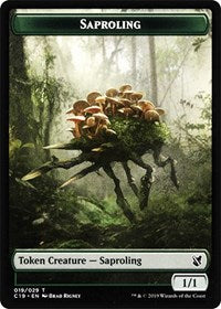 Saproling // Morph Double-sided Token [Commander 2019 Tokens] | Enigma On Main